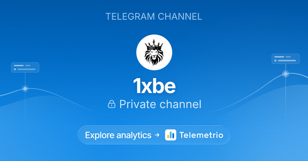 1xbe - Statistics & analytics of Telegram channel
