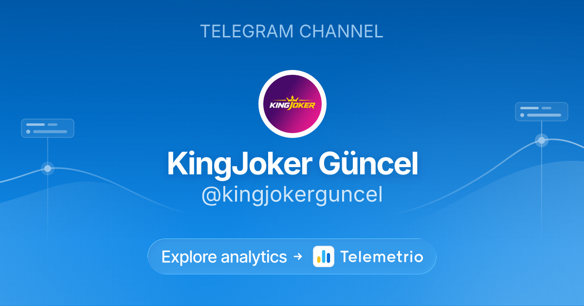 KingJoker Güncel - Statistics & analytics of Telegram channel ...