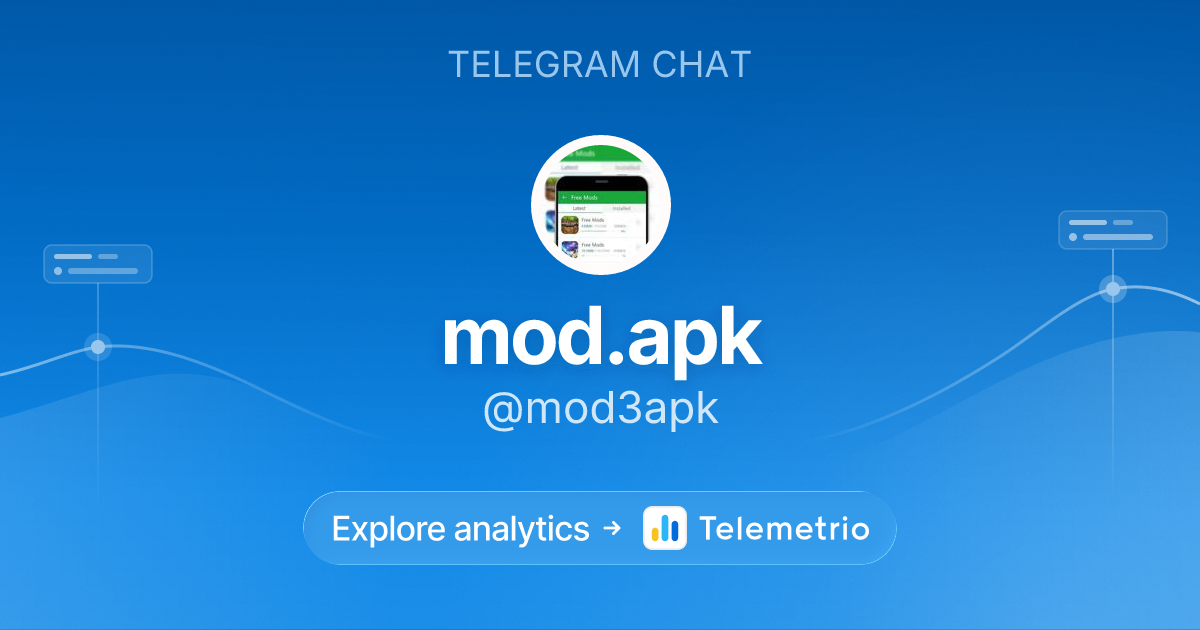 mod.apk - Statistics & analytics of Telegram channel @mod3apk